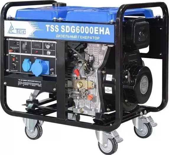 Генератор  Электрогенератор ТСС TSS SDG 6000EHA