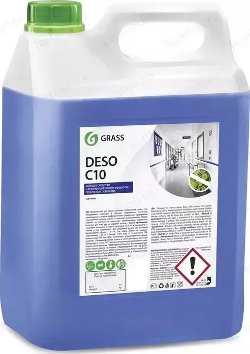 Средство GRASS дезинфицирующее "Deso C10", 5 л