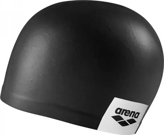 Шапочка для плавания Arena Logo Moulded Cap арт. 001912201, черный, силикон