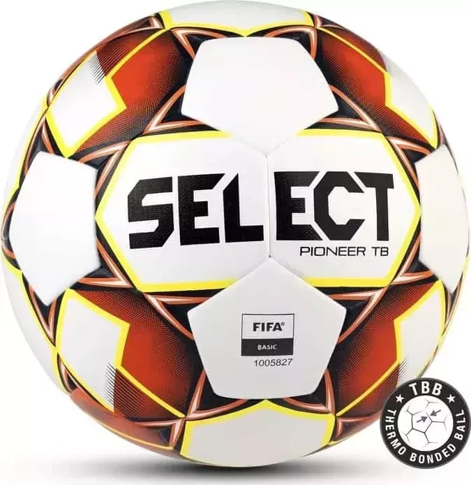 Мяч футбольный Select Pioneer TB 810221.274, р. 4, бело-красно-желтый