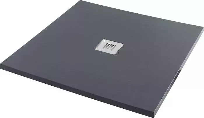 Душевой поддон AQUANET Pleasure 100х100 с сифоном, черный камень (258889, 259367)