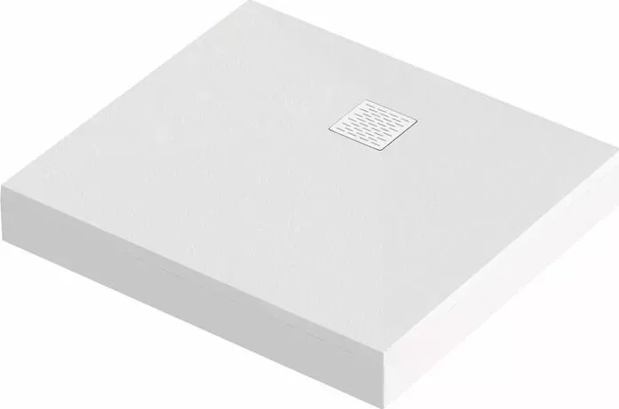 Душевой поддон Good Door Essentia 2 90х80 с каркасом и экраном, белый