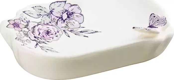 Мыльница Fora Butterfly настольная керамика
