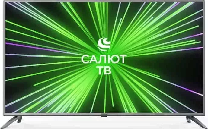 Телевизор STARWIND SW-LED55UB403 (55", Smart TV, Салют ТВ, gun metal, Ultra HD)