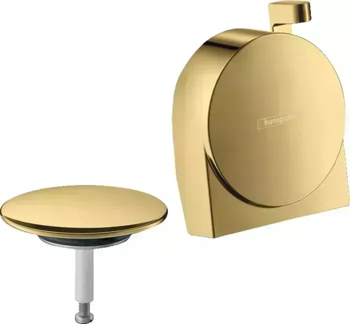 Слив-перелив для ванны Hansgrohe Наружная часть Exafill S 58117990 золото (58117990)