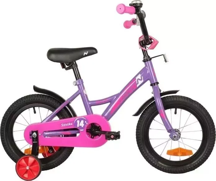Велосипед NOVATRACK 14" STRIKE фиолетовый