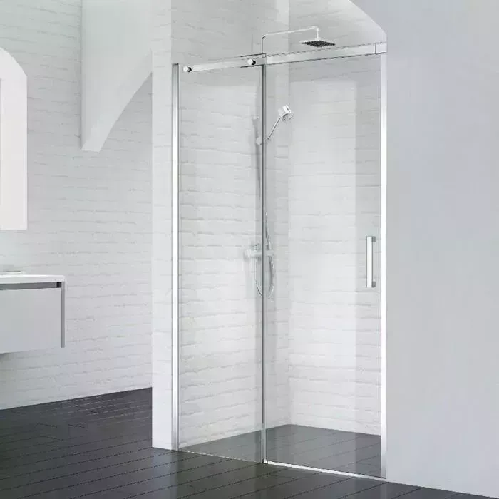 Душевая дверь BELBANGO Acqua BF-1 140х195 прозрачная, хром (ACQUA-BF-1-140-C-Cr)