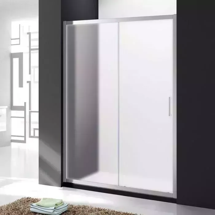 Душевая дверь CEZARES Molveno BF-1 150x190 рифленая Punto, хром (MOLVENO-BF-1-150-P-Cr)
