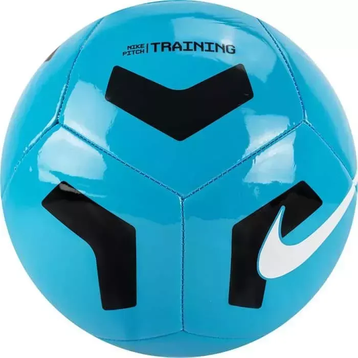 Мяч футбольный Nike Pitch Training Ball, CU8034-434, р.5, 12 пан., голубой