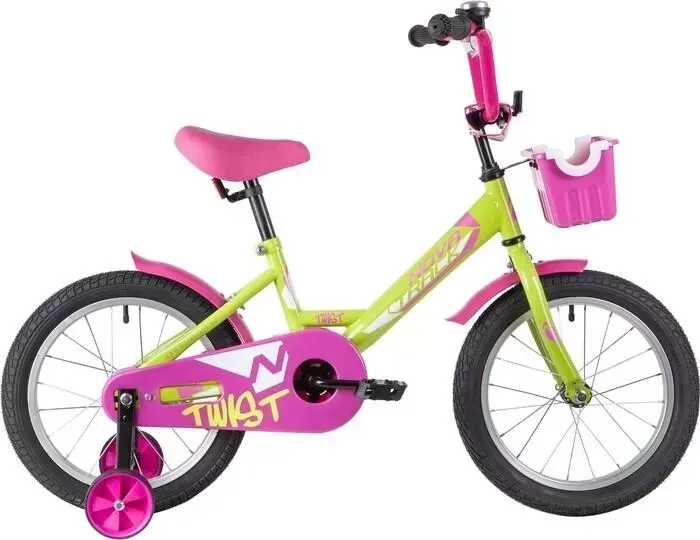 Велосипед NOVATRACK 16" TWIST зеленый