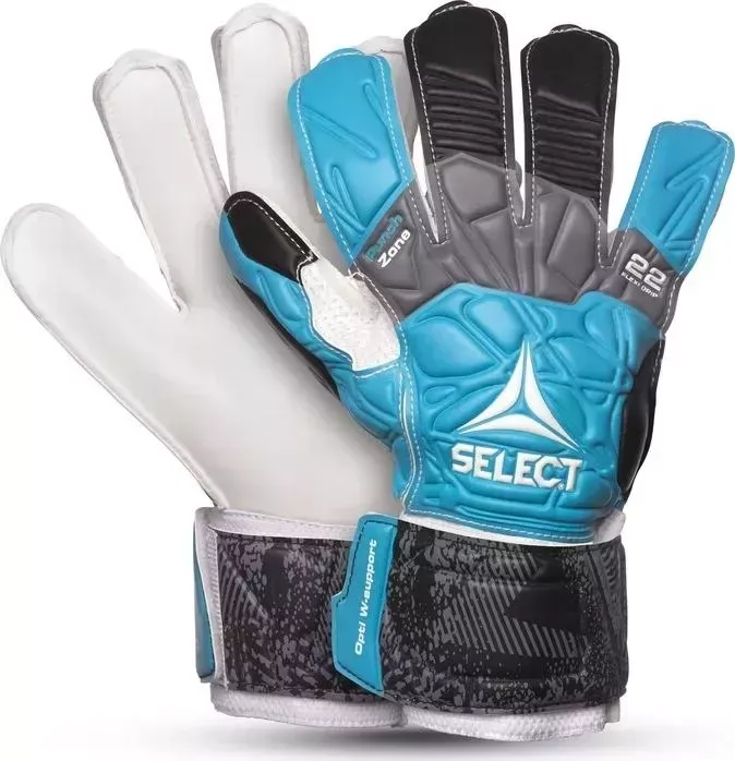 Перчатки вратарские Select 22 Flexi Grip, гол/сер/чер, 6