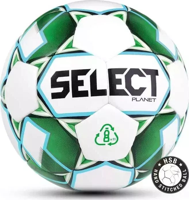 Мяч футбольный Select Planet FIFA basic 810321, р. 5, бело-зеленый