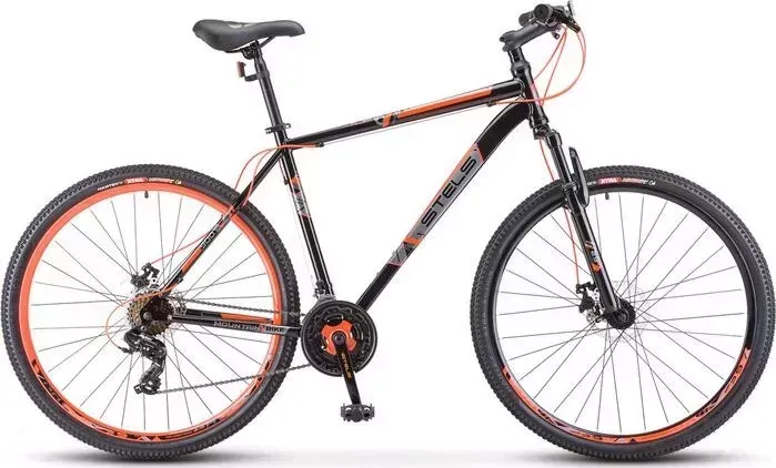 Велосипед STELS Navigator-700 MD 27.5" F020 21" Чёрный/красный