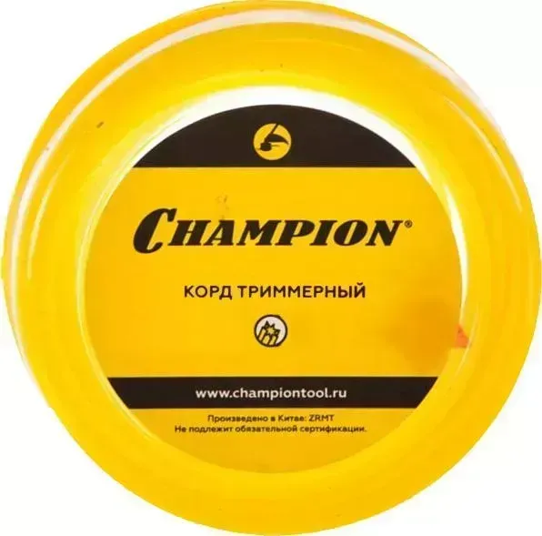 Леска триммерная CHAMPION 1.3мм 15м звезда Star (C7074)