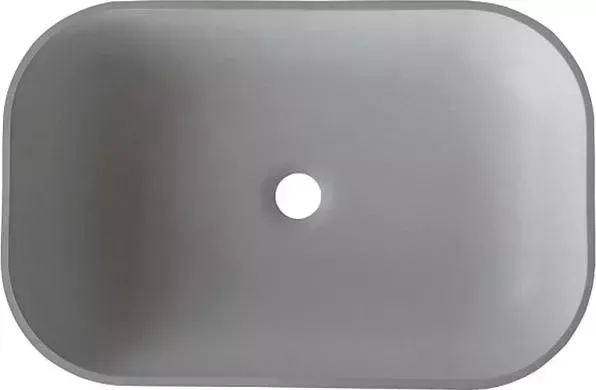 Раковина Acquabella -чаша 58х38 серая (LAVABO_ON-TOP_RECTANGLE_SLATE_MARFIL)