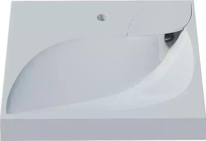 Раковина над стиральной машиной Madera List 60х55 с кронштейнами (4627173210546)