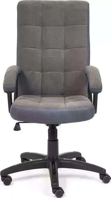 Кресло офисное TetChair Trendy флок/ткань серый 29/TW-12