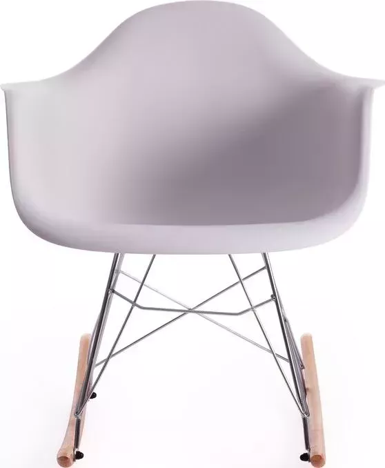 Кресло TetChair -качалка Secret De Maison cindy (mod. C1025A) пластик/металл/дерево белый 018 /натуральный