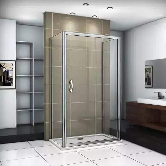 Душевой уголок Good Door Infinity WTW+SP 120х100 матовый Grape, хром