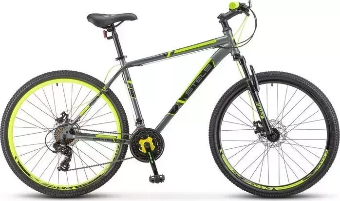 Велосипед STELS Navigator-700 V 27.5" F020 21" Серый/жёлтый