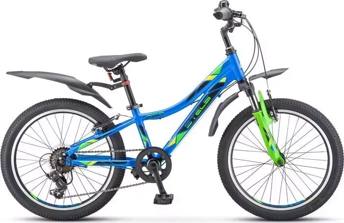 Велосипед STELS Pilot-260 Gent 20" V010 10" синий/зеленый