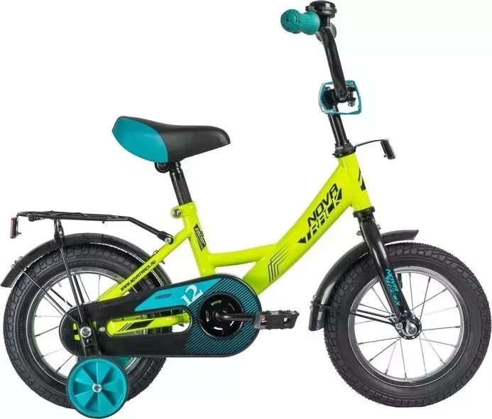 Велосипед NOVATRACK 12" VECTOR салатовый