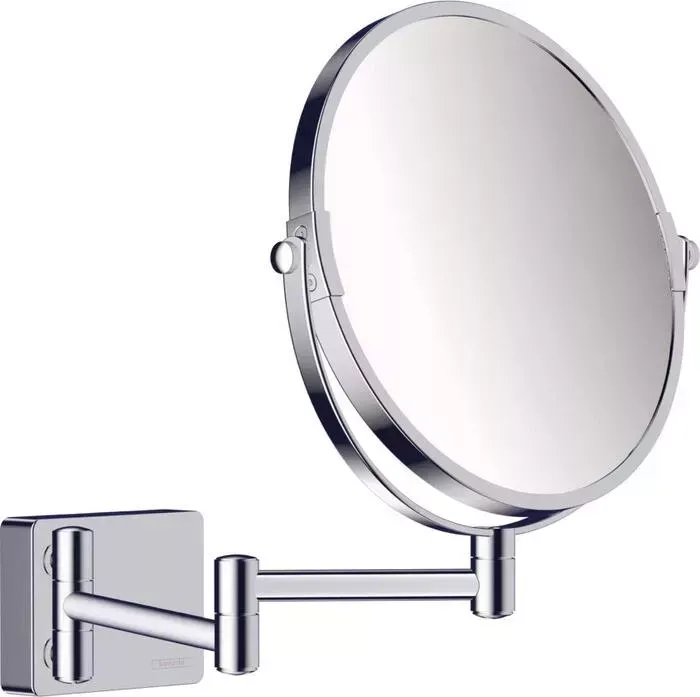 Косметическое зеркало Hansgrohe AddStoris тройное увеличение, хром (41791000)