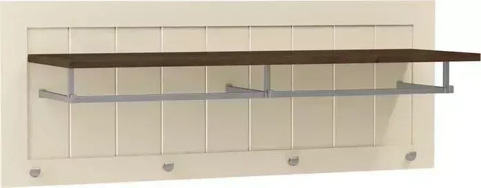 Вешалка ОЛМЕКО 37.20 Прованс бежевый/профиль: Masa Decor слоновая кость
