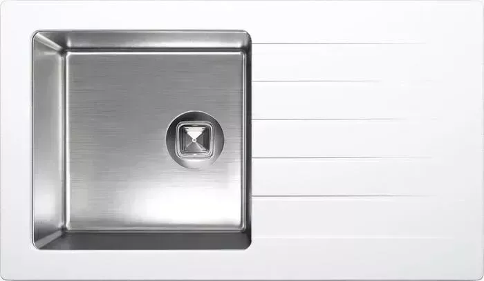Мойка кухонная TOLERO Twist TTS-860 №923 белый (474353)