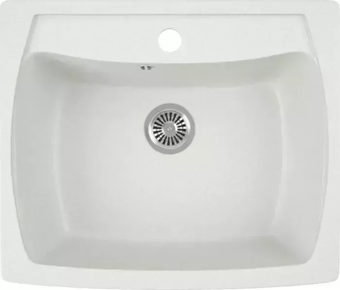 Мойка кухонная GREENSTONE GRS-03-341 молочная