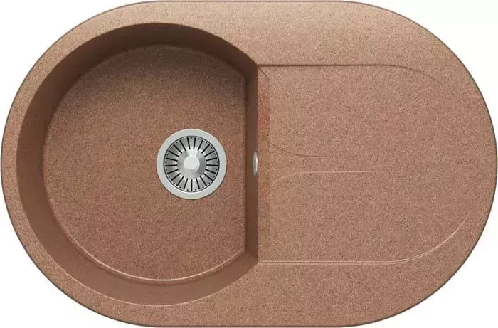 Мойка кухонная Polygran Atol 760 №307 терракот (679054)