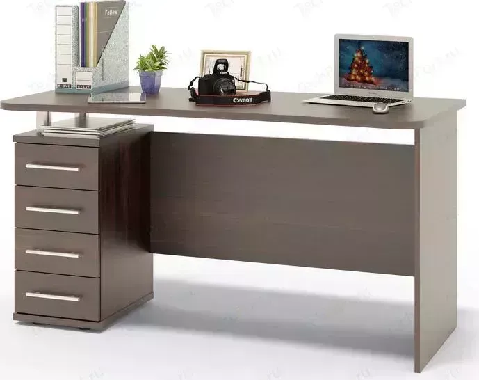 Стол компьютерный СОКОЛ КСТ-105 венге