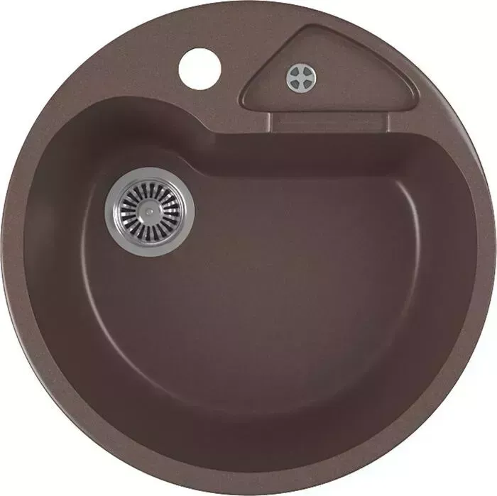 Мойка кухонная GREENSTONE GRS-08K-345 шоколад