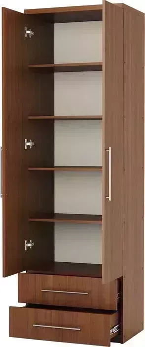 Шкаф Шарм-Дизайн с полками и ящиками Мелодия МПЯ-21 110х45 орех