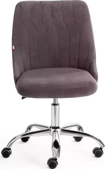 Кресло офисное TetChair Swan флок серый 29