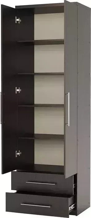 Шкаф Шарм-Дизайн с полками и ящиками Мелодия МПЯ-21 110х45 венге