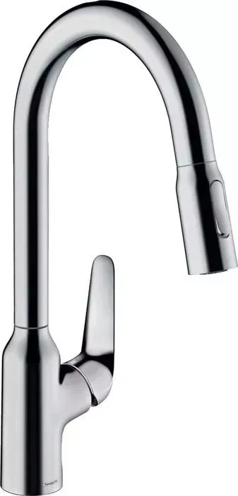 Смеситель для кухни Hansgrohe Focus с выдвижным изливом, хром (71820000)