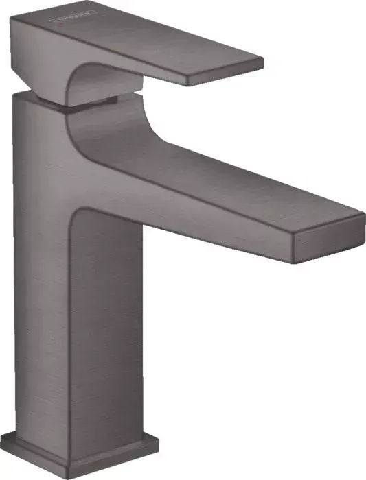 Смеситель для раковины Hansgrohe Metropol с донным клапаном, шлифованный черный хром (32507340)