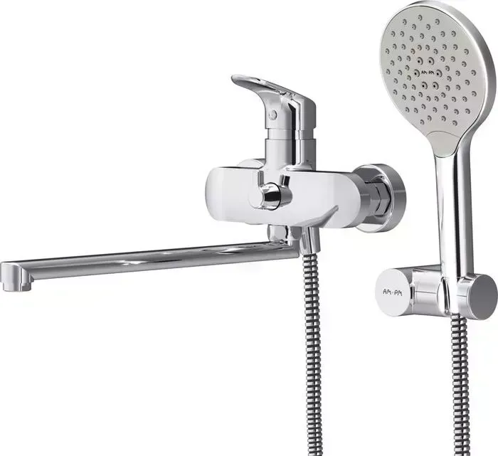 Смеситель для ванны Am.Pm Lik с душем, хром (F8095000)