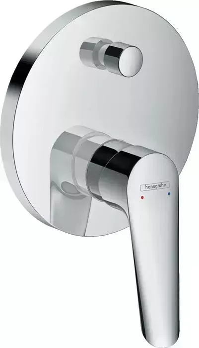 Смеситель для ванны Hansgrohe Logis E с механизмом, хром (71404000, 1800180)