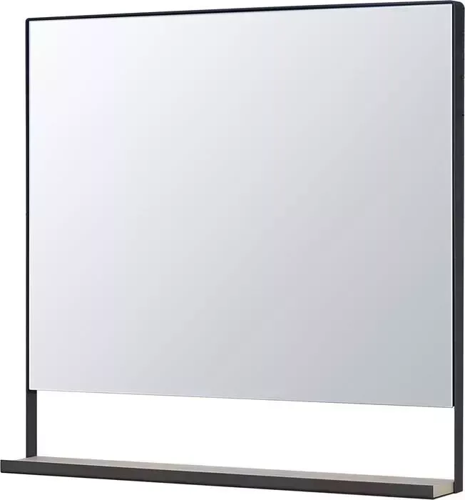 Зеркало АКВАТОН Лофт Урбан 80 с полочкой, дуб орегон (1A247902LQX50)
