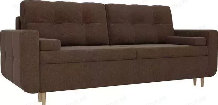 Диван Лига Диванов Кэдмон рогожка коричневый