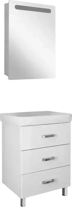 Мебель для ванной Mixline Стив 80 три ящика, белая