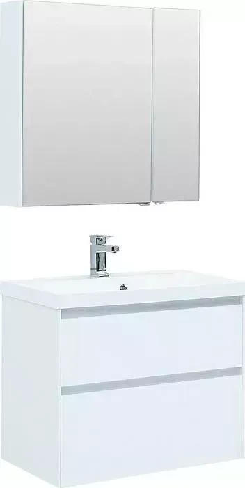 Мебель для ванной AQUANET Гласс 90 белая