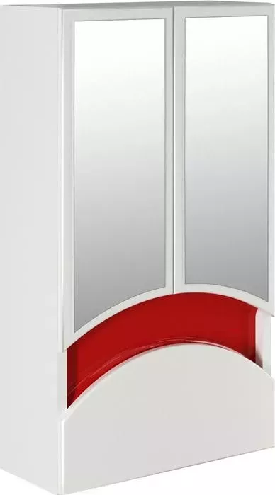 Зеркальный шкаф Mixline Радуга 46х80 красный (4640030866809)