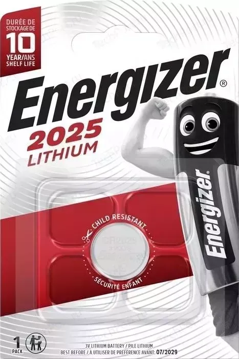 Батарейка ENERGIZER Lithium CR2025 (1 шт) 3V