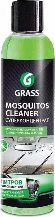 Концентрат летнего стеклоомывателя GRASS Mosquitos Cleaner, суперконцентрат, 250 мл