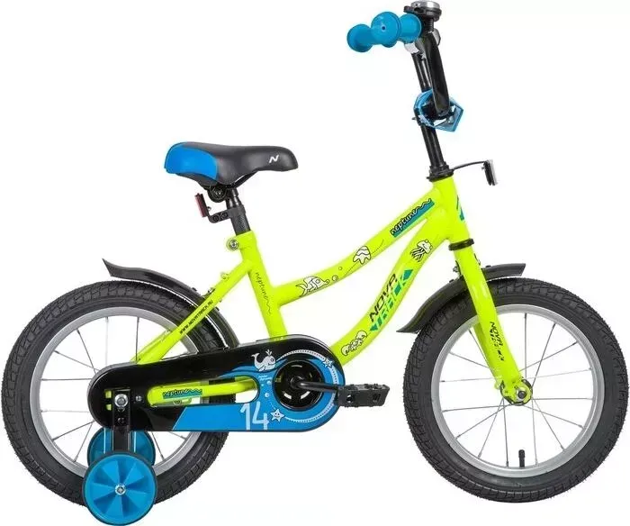 Велосипед NOVATRACK 14 NEPTUNE салатовый