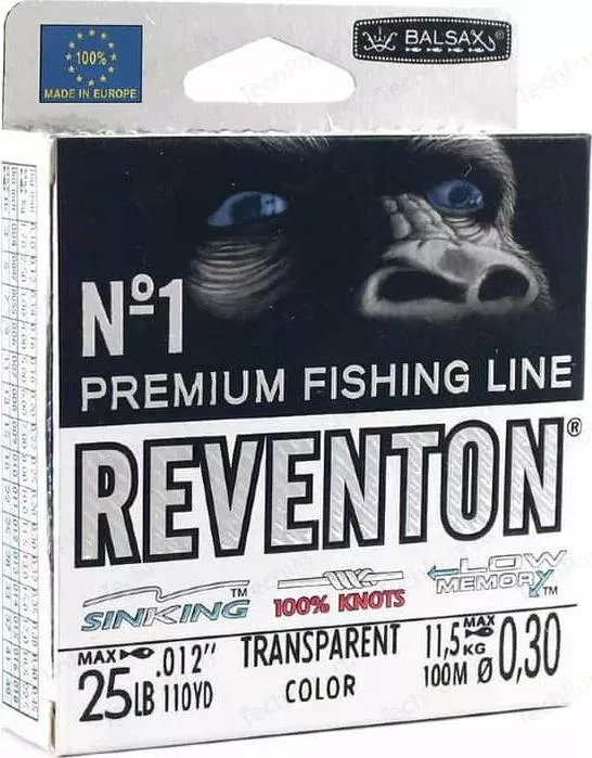 Леска рыболовная Balsax Reventon Box 100м 0,3 (11,5кг)