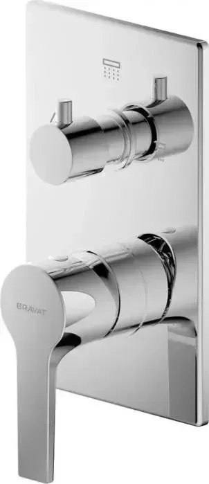 Смеситель для ванны Bravat Prolate на 3 потребителя (P69218CP-3-ENG)